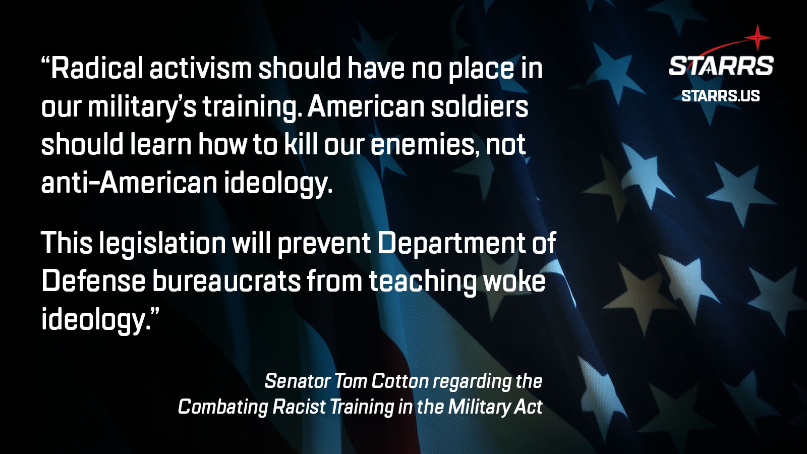 Combatting Racist Training in the Military Act